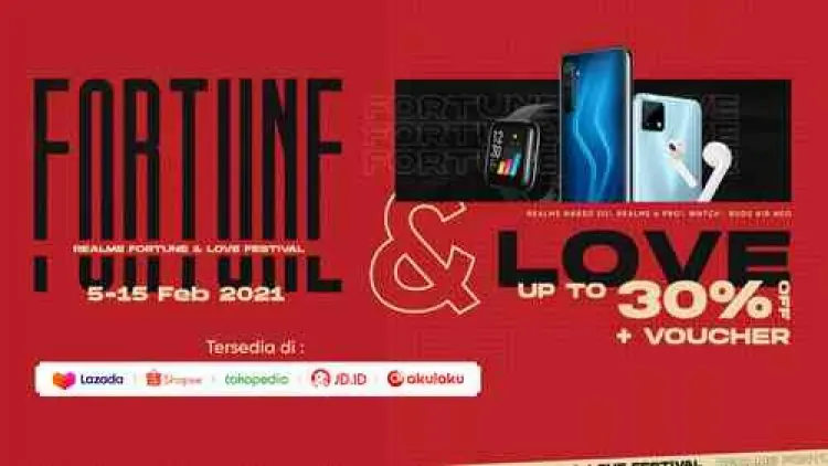 Semarak Imlek dan Valentine dengan Produk realme