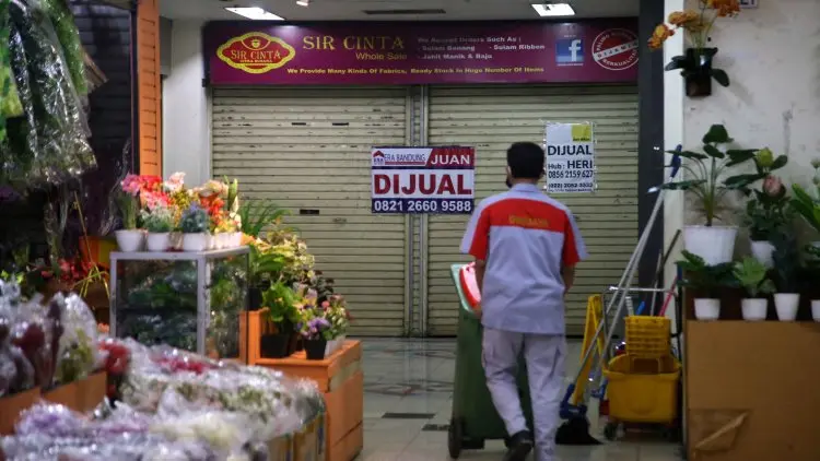 Foto: Kios di Pasar Baru Terancam Kolaps