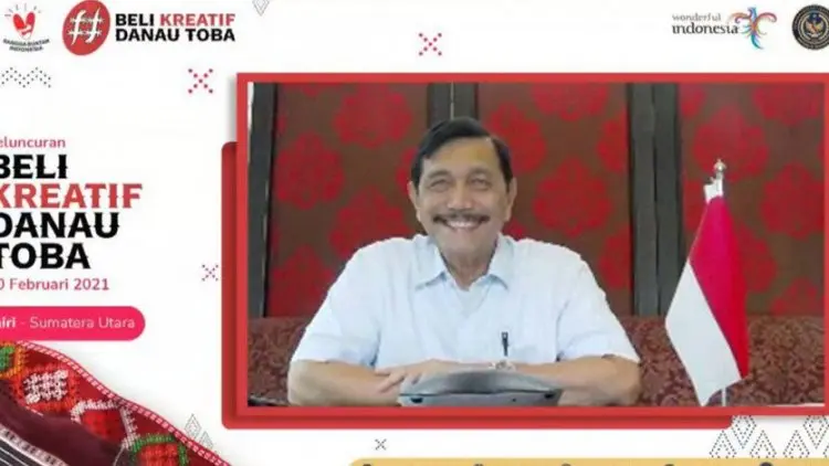 Luhut: Beli Kreatif Danau Toba Kolaborasi Bangun Pariwisata-Ekraf