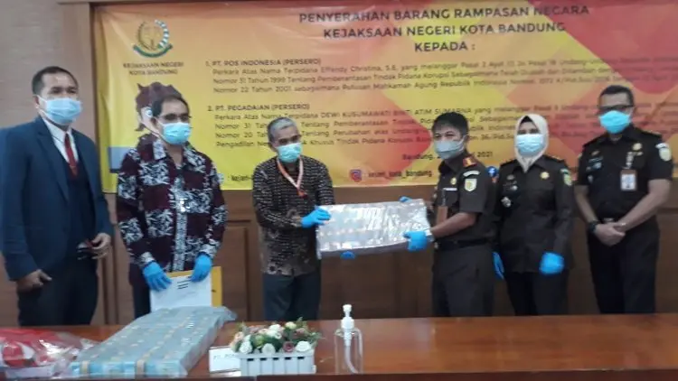 PT Pos Indonesia Terima Rp 9,4 M dari Kejari Bandung