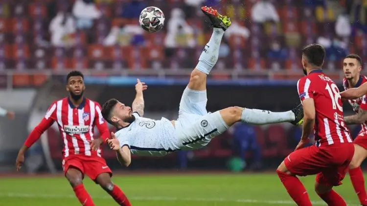 Liga Champions: Chelsea Menangi Leg Pertama atas Atletico melalui Gol Akrobatik Giroud