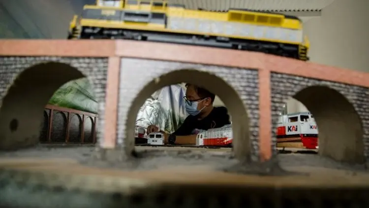 Foto: Miniatur Kereta Api 