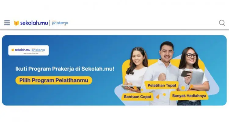 Program Kartu Prakerja Sukses, Sekolah.mu Hadirkan Pelatihan Terbaik