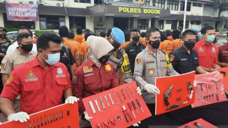 Dorrr... Residivis Spesialis Curanmor di Bogor Tumbang Dihantam Timah Panas