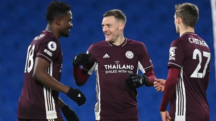 Leicester Naik Posisi Kedua Setelah Tundukkan Brighton