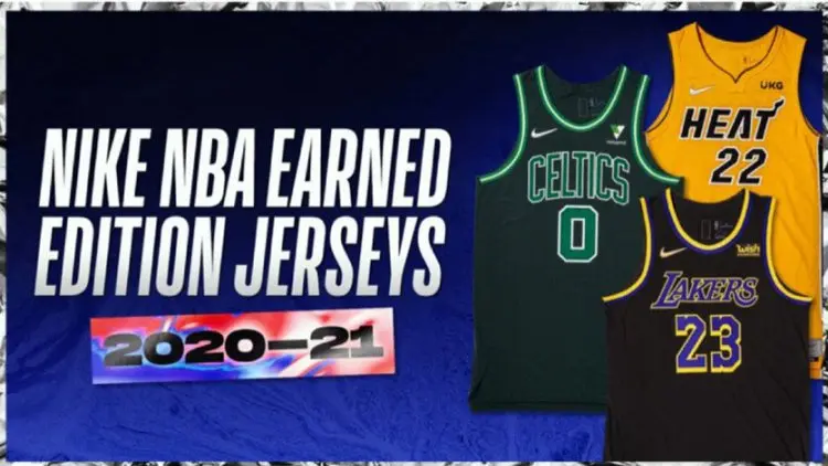 NBA Luncurkan Jersey Baru "Nike NBA Earned Edition 2020-21"