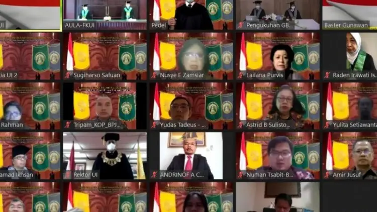 UI Kukuhkan Delapan Guru Besar