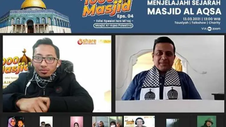 Wakaf Salman Kunjungi Masjid Al Aqsa Secara Virtual