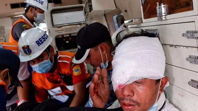 Lima Orang Tewas Saat Protes di Myanmar