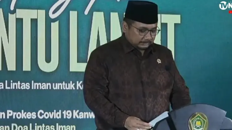 Menag Ajak Umat Ketuk "Pintu Langit" agar Pandemi Covid-19 Berakhir