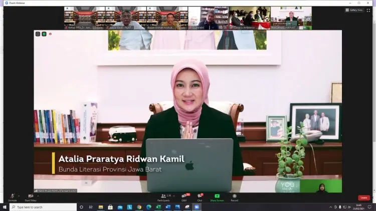 Soal Literasi, Atalia Kembali Promosikan 'Makan Jengkol'