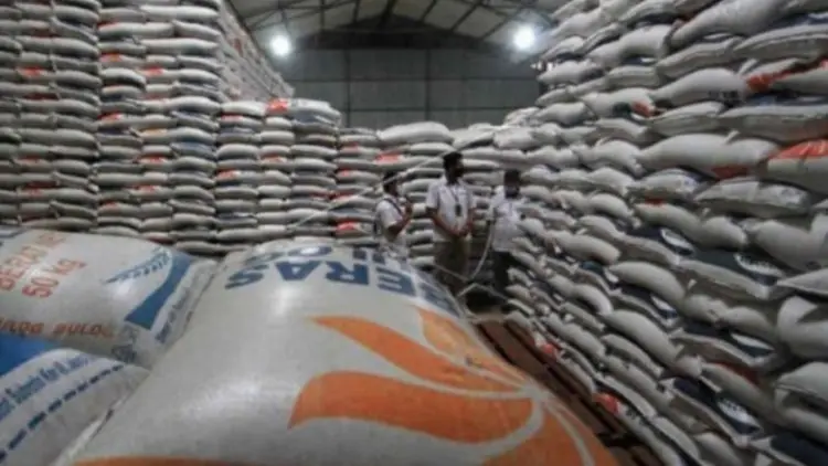 Duh, Ribuan Ton Beras di Gudang Bulog Indramayu Berdebu dan Menguning