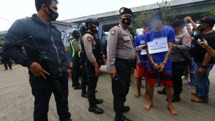 Hendak Merusuh, Enam Orang Oknum Ormas Diamankan Polisi