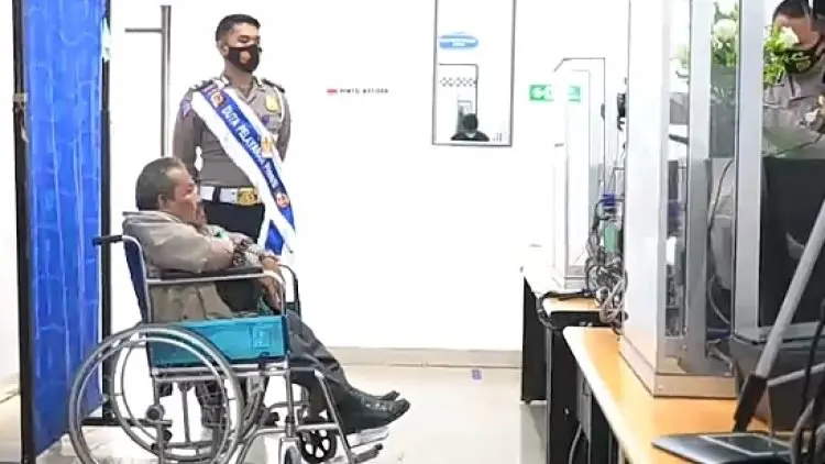 Mantap, Polresta Bandung Buka Pelayanan SIM bagi Kaum Difabel