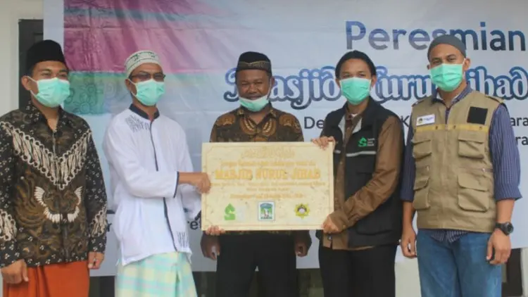 Yayasan Amirul Ummah Resmikan Masjid yang Terdampak Gempa Lombok