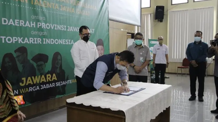 Jabar-Top Karir Indonesia Jalin Kerja Sama