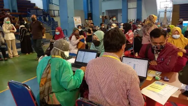 Sebanyak 2.242 Dosen dan Tendik UPI Divaksin Covid-19