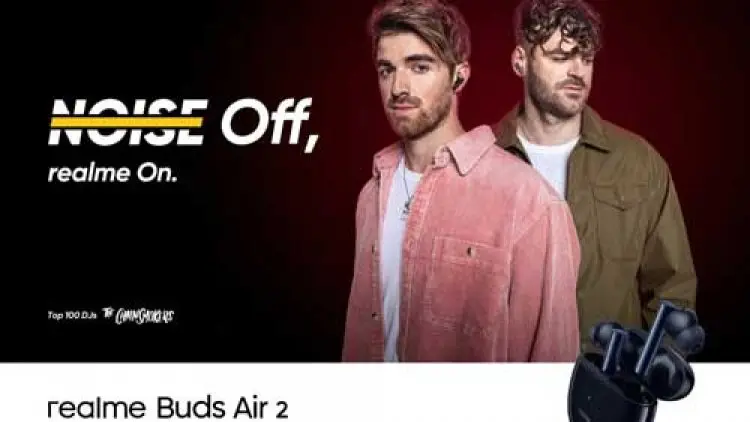 Realme Siapkan TWS Anyar Racikan The Chainsmokers