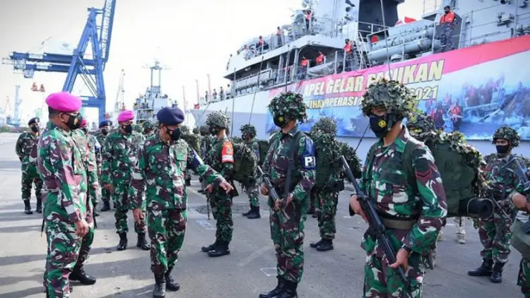 Koarmada I Gelar Latihan Operasi Amfibi 2021