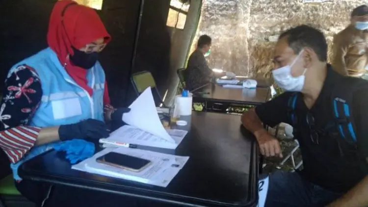 1.400 Balon Kades di Garut Ikuti Tes Urine BNNK Garut 