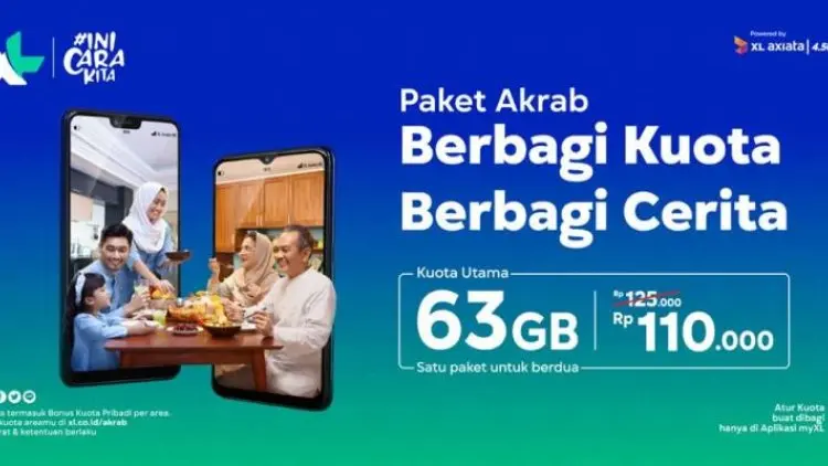 XL Axiata Luncurkan Paket Keluarga Berbagi Kuota