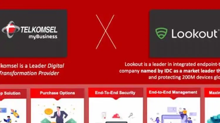 Sediakan Proteksi Siber, Telkomsel Gaet Lookout