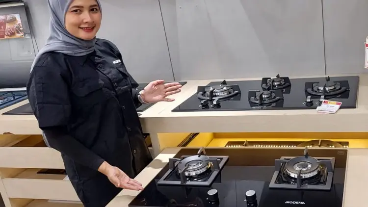 Modena Tawarkan Kompor Gas Elegan untuk Dapur Modern
