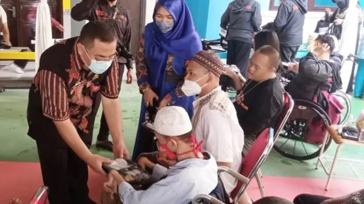 Kolaborasi, Lumbung Indonesia Santuni Ratusan Anak Yatim dan Penyandang Disabilitas