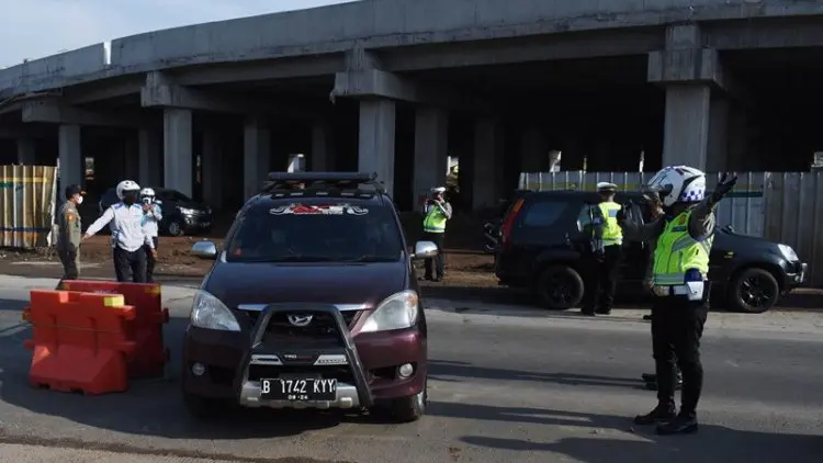 Foto: Pos Penyekatan Cileunyi