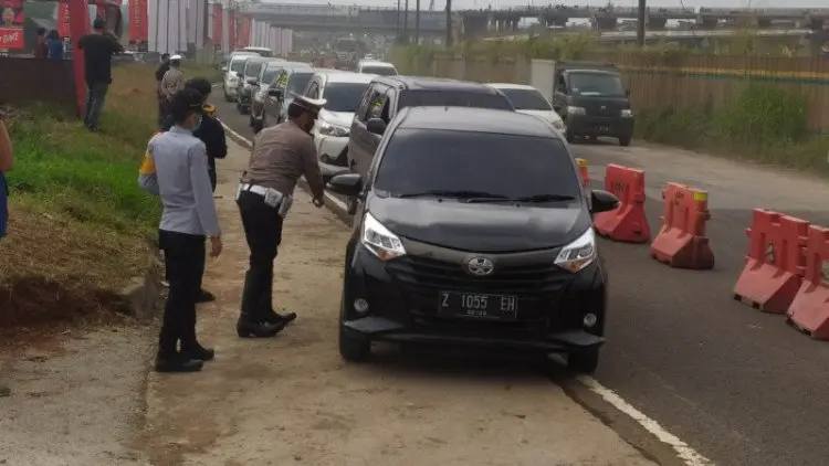 Polisi Telah Putar Balik 836 Kendaraan Pemudik di Kabupaten Bandung