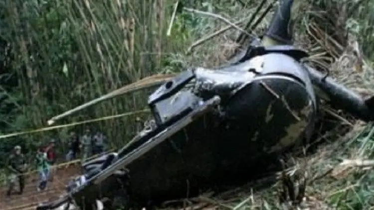 Helikopter Jatuh Dua Tewas, Dua Lagi Hilang