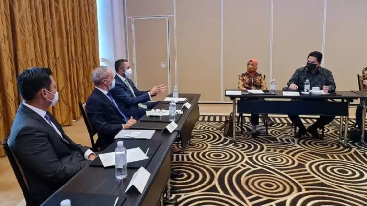 Erick ke Amerika Serikat Jajaki Kerja Sama Energi, Kesehatan, dan Investasi