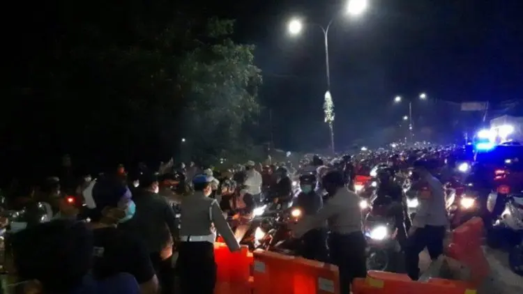 24.477 Pemudik Diputar Balik di Titik Sekat Bekasi