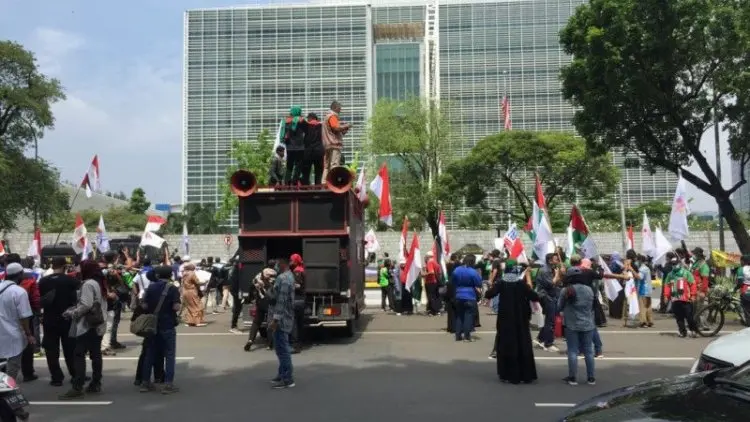 KSPI: Buruh Telah Jalani Tes Antigen Sebelum Aksi Bela Palestina