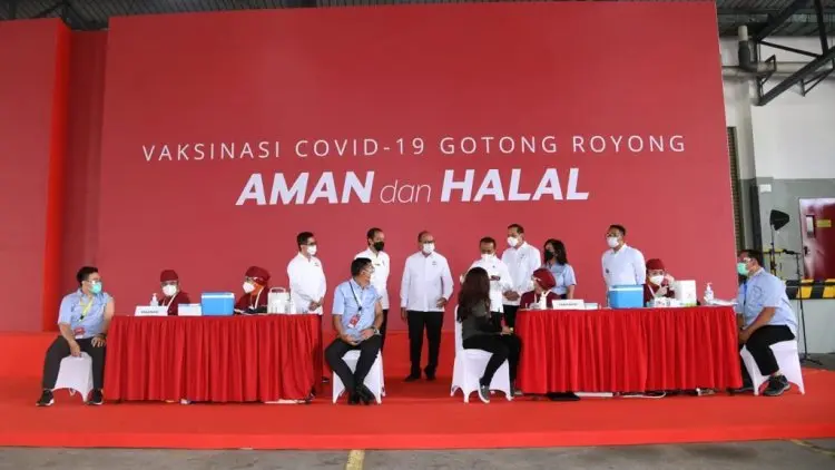 Ribuan Karyawan PT Unilever Indonesia Ikut Program Vaksinasi Gotong Royong