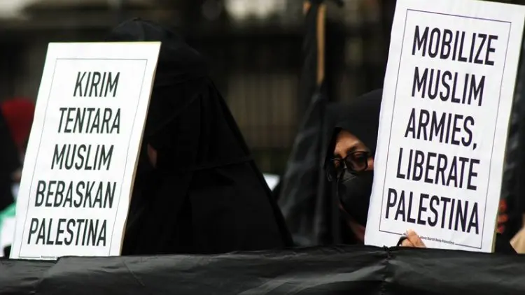 Foto: Dukungan Kemerdekaan Palestina