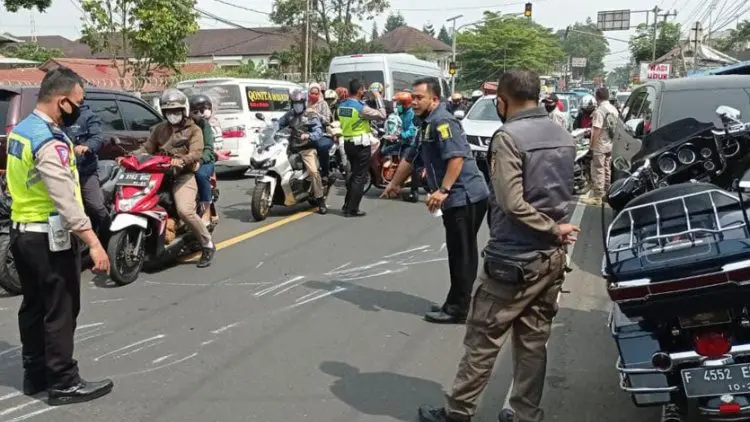 Pengakuan Pengendara Harley Tabrakan di Puncak: Saya Tanggung Jawab