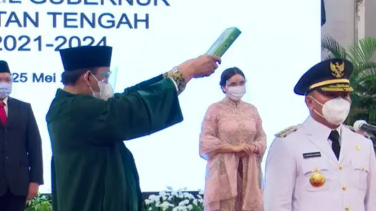 Presiden Jokowi Lantik Gubernur dan Wagub Kalimantan Tengah
