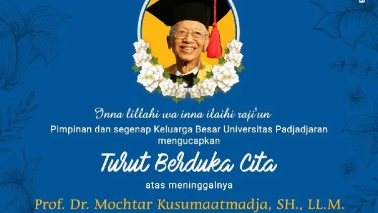 Prof Mochtar Kusumaatmadja Berpulang, Unpad Kehilangan Panutan