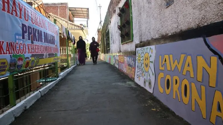 Foto: Mural Imbauan Pentingnya Prokes Covid-19