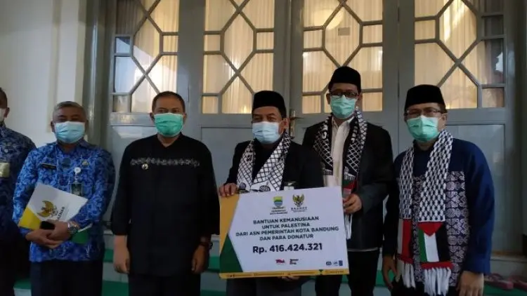 Kota Bandung Berikan Bantuan Rp 416 Juta Kepada Palestina
