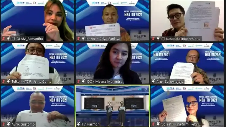 Virtual Alumni Gathering MBA ITB Perkenalkan Kandidat Ketua IA Alumni