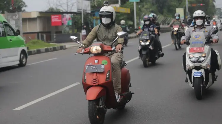 Bima Pakai Vespa Pantau Gage Hari Kedua, Hasilnya Cukup Efektif