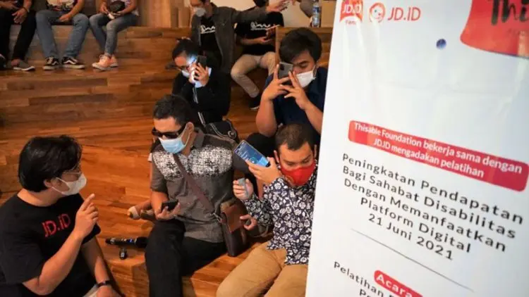 JD.ID Bersama ThisAble Foundation Lokakarya Bisnis Digital Disabilitas