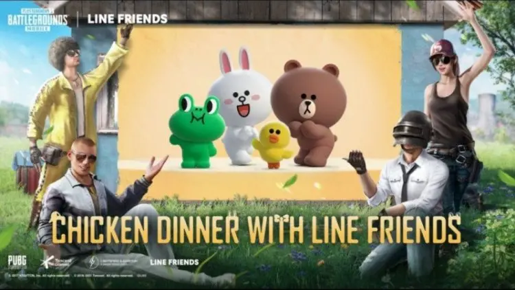 PUBG Mobile dan LINE Friends Jalin Kerja Sama