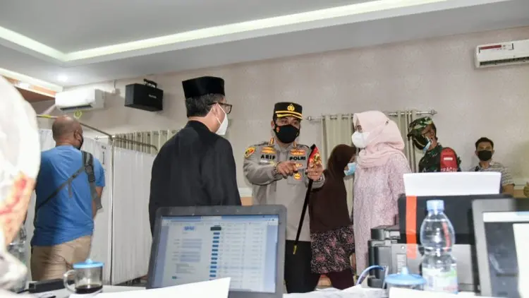 Ada Musidi Rap dan Tarling di Vaksinasi Massal Polresta Cirebon