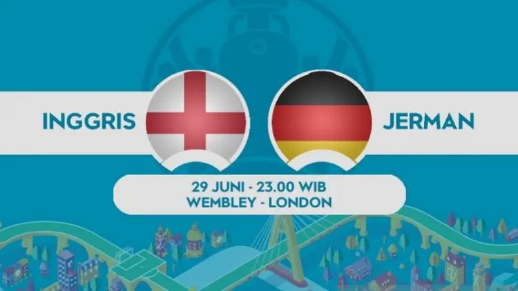 Preview 16 Besar Euro 2020: Inggris vs Jerman
