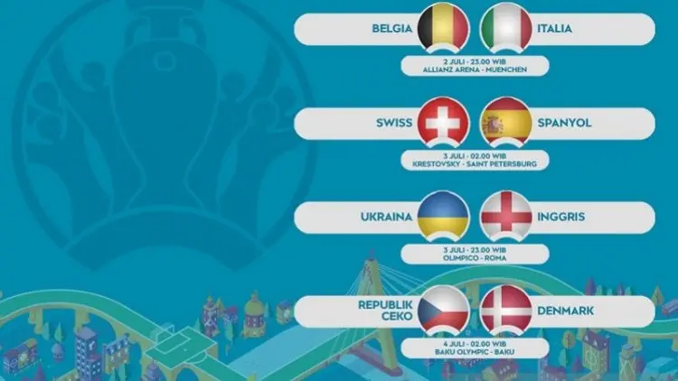 Perempat final Euro 2020: Belgia dan Italia bertemu bak final prematur