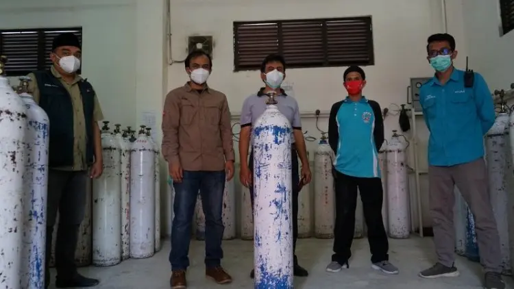 BUMD MUJ dan Krakatau Steel Grup Dukung Suplai Oksigen ke Rumah Sakit Jabar