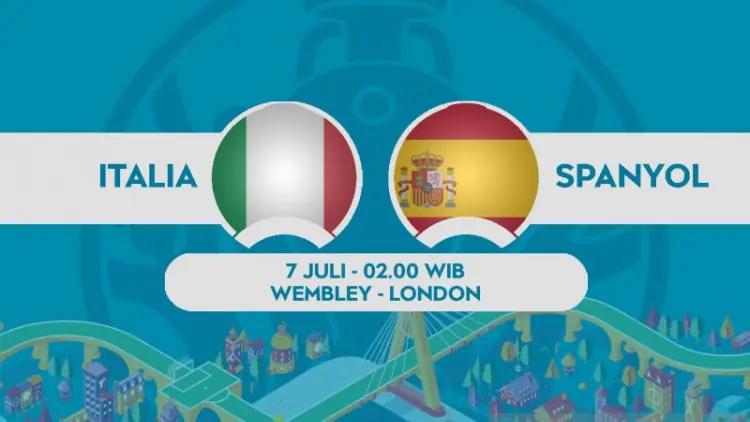 Prediksi Pertandingan Semifinal Euro2020 Italia vs Spanyol